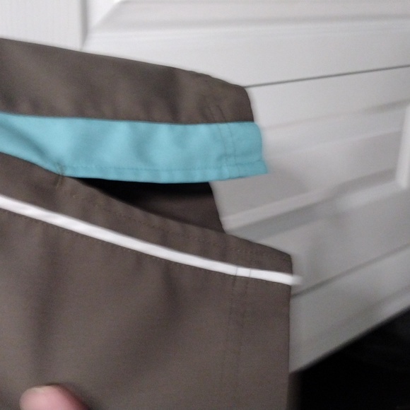 Woman's Nike Joggers Track Pants size Medium Teal and Gray - Picture 3 of 7